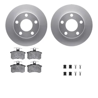R1 Concepts WDUH1-74088 Carbon Series Brake Rotors W/ 5000 Oep Brake Pads & Hdw